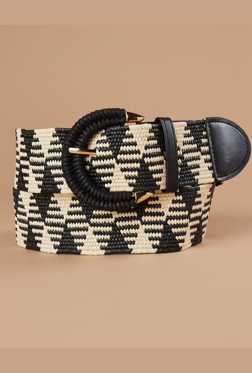 GINGER Textured Tang Buckle Belt