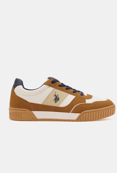 U.S. POLO ASSN. Colourblocked Lace-Up Sneakers