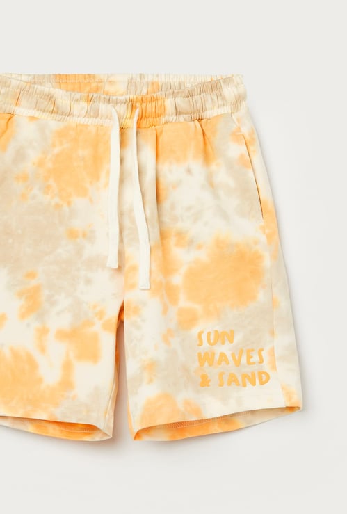 FAME FOREVER Boys Tie & Dye Shorts