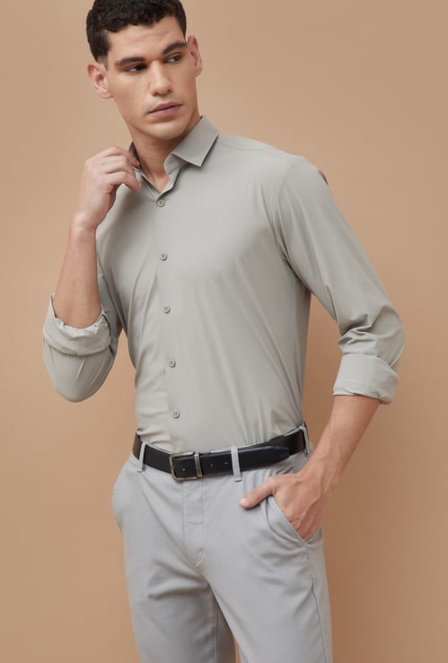 CODE Solid Slim Fit Formal Shirt