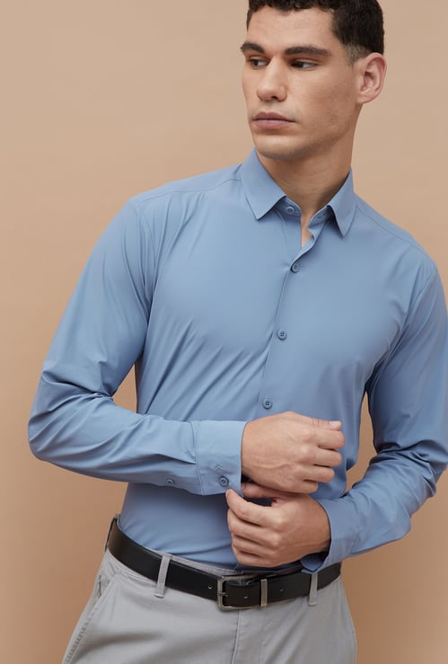 CODE Solid Slim Fit Formal Shirt
