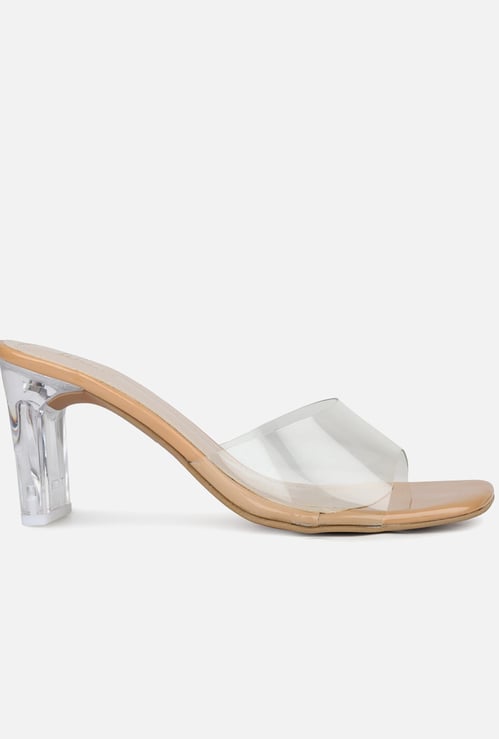 INC.5 Transparent Block Heels