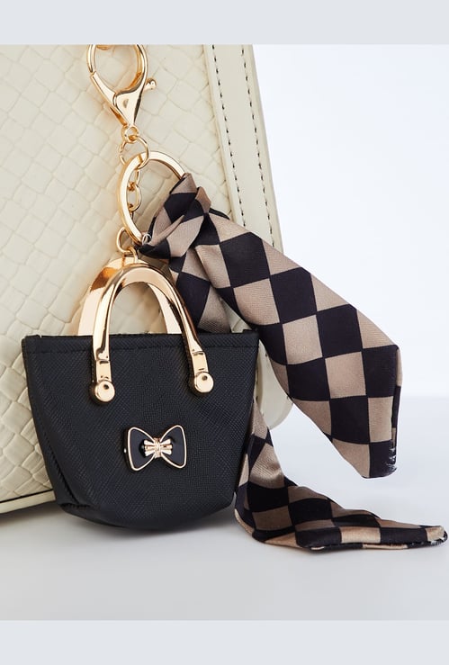FAME FOREVER Charms Detail Bag Tag