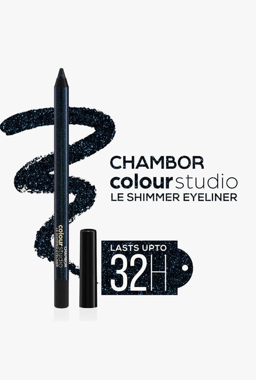 CHAMBOR Colour Studio Le Shimmer Eyeliner - Black Eclat 02 - 1ml