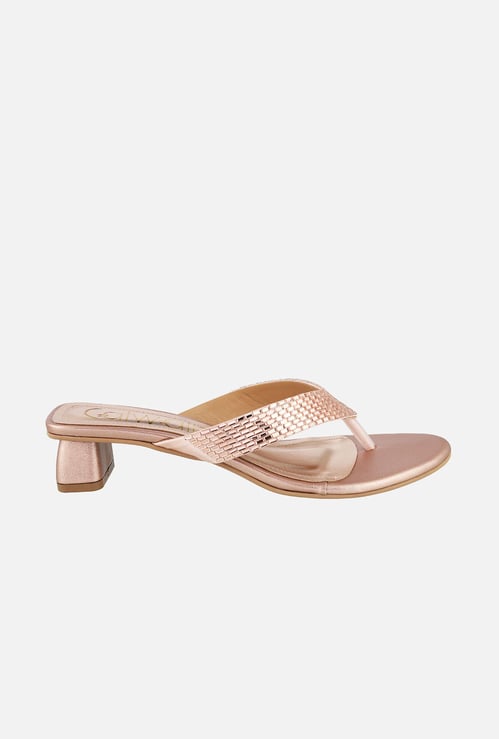 CATWALK Embellished Block Heels