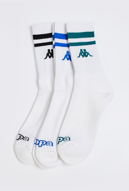 KAPPA Knitted Crew Length Socks - Pack of 3