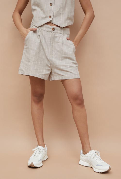 GINGER Striped Shorts