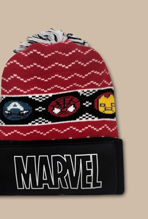 KIDSVILLE Boys Avengers Beanie with Pompom