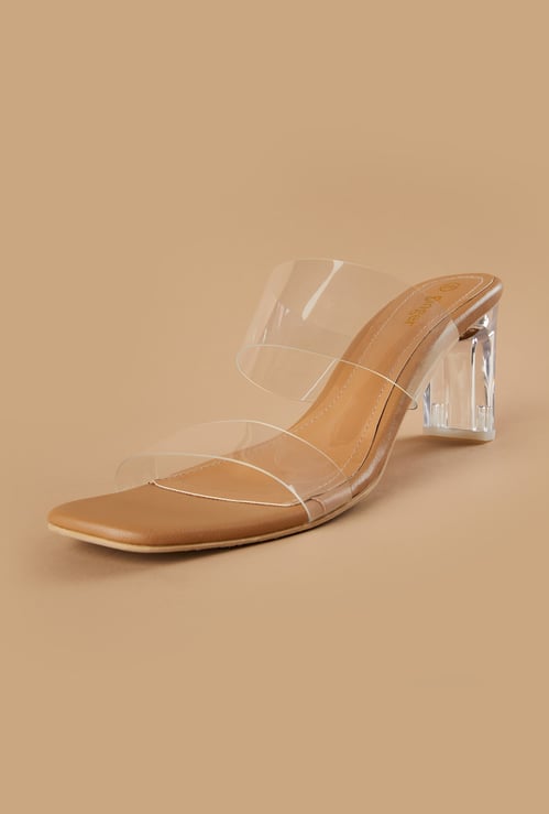 GINGER Solid Block Heels