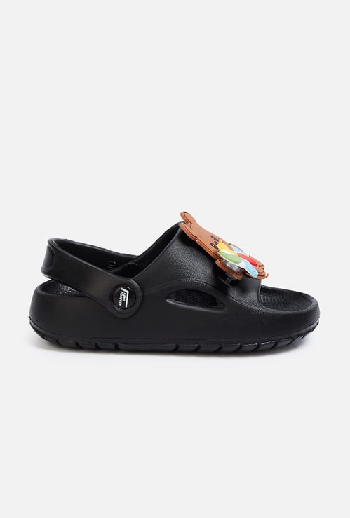 FAME FOREVER Boys Bear Applique Clogs