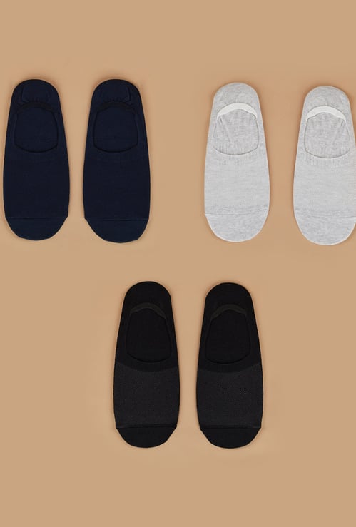 CODE Assorted No-Show Socks - Pack of 3