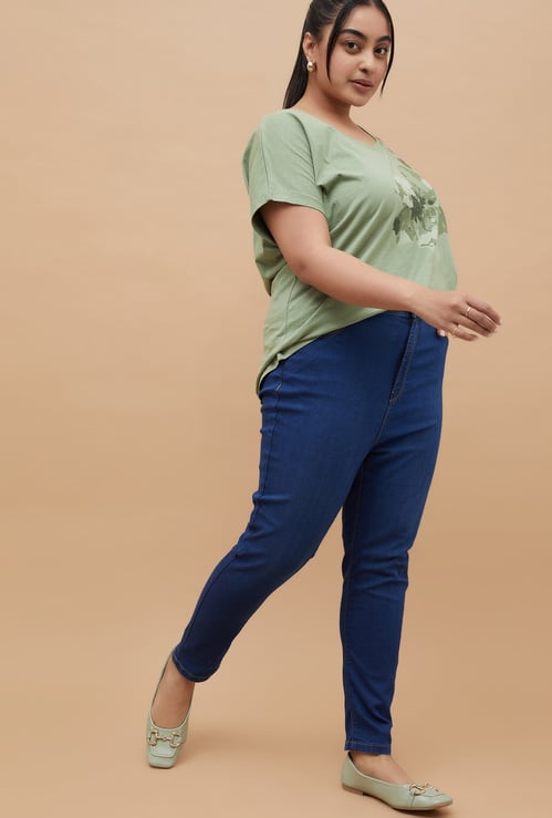 NEXUS Solid Skinny Fit Jeans