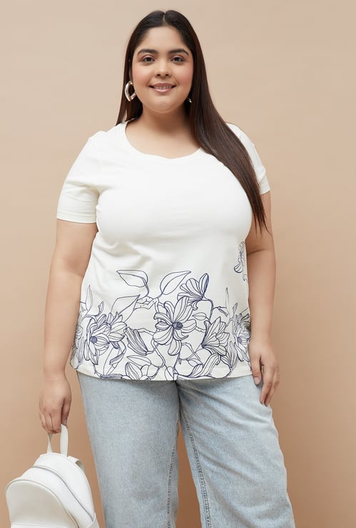 NEXUS Floral Print T-shirt