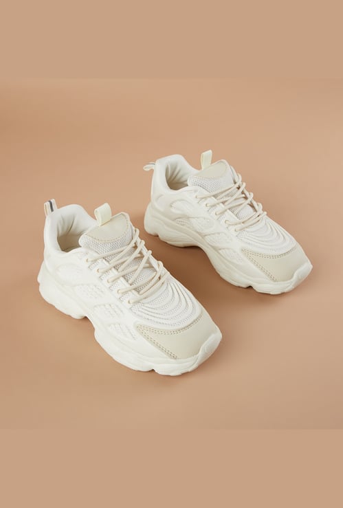 FAME FOREVER Boys Panelled Low Top Sneakers