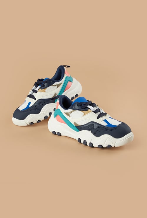 FAME FOREVER Boys Colourblock Low Top Sneakers