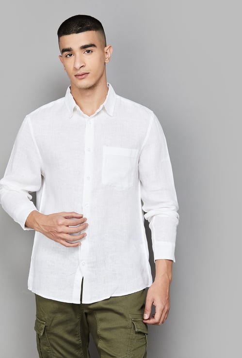CELIO Solid Regular Fit Shirt