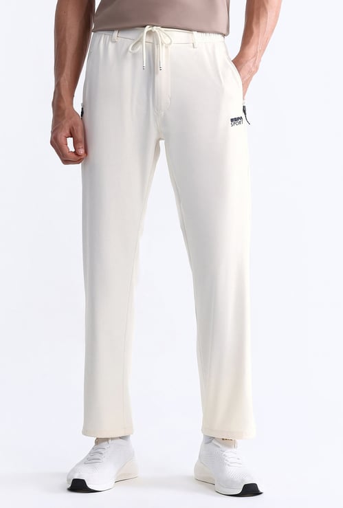 US POLO ASSN Solid Slim Fit Sports Track Pants