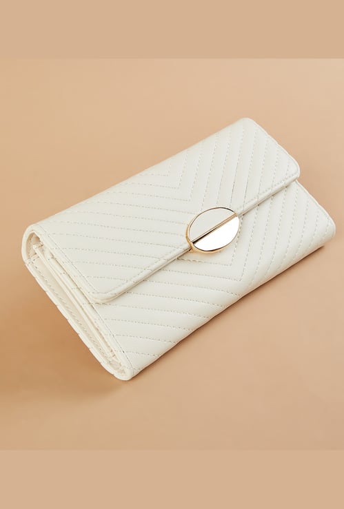 GINGER Textured Three Fold Wallet