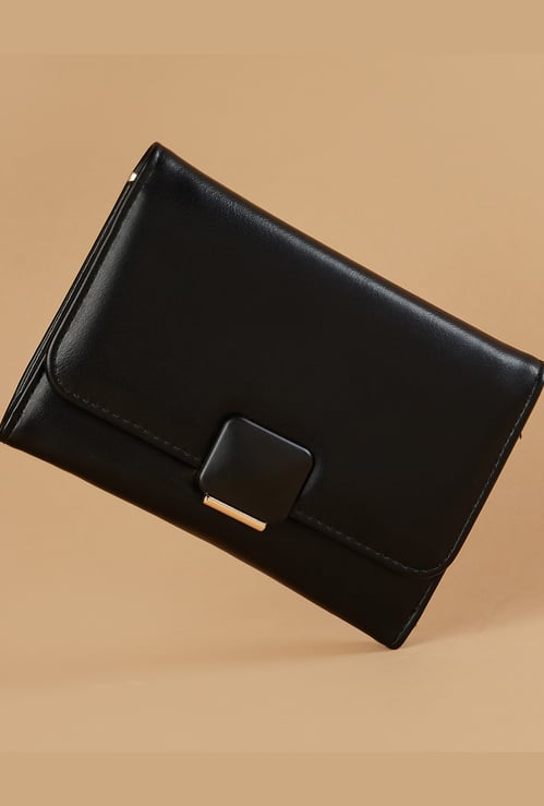 GINGER Solid Tri-Fold Wallet