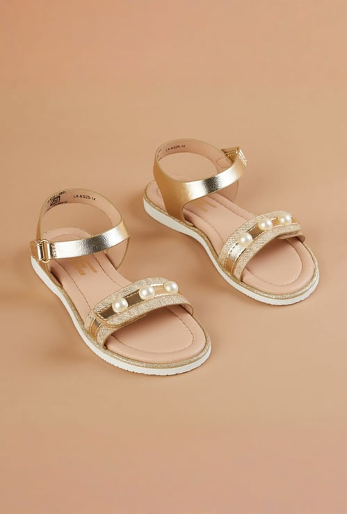 FAME FOREVER Girls Embellished Sandals