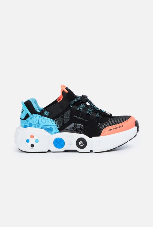 SKECHERS Boys Gametronix Button Smasher Sports Shoes