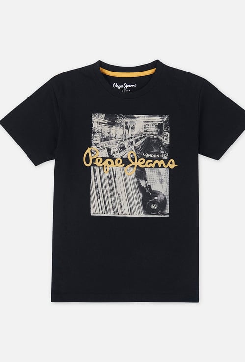 PEPE JEANS Boys Graphic Print T-shirt