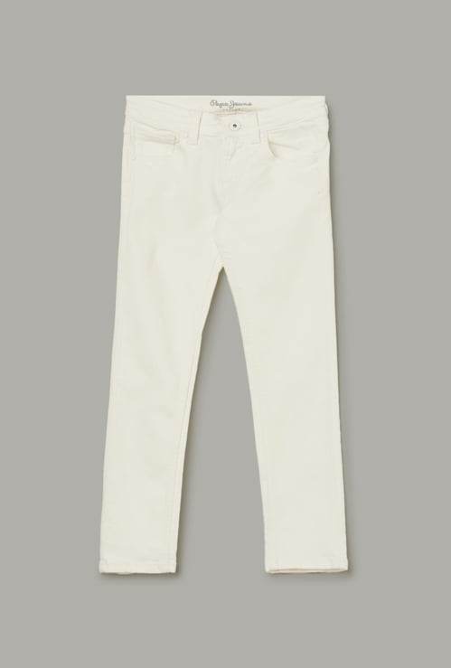 PEPE JEANS Boys Solid Slim Fit Jeans