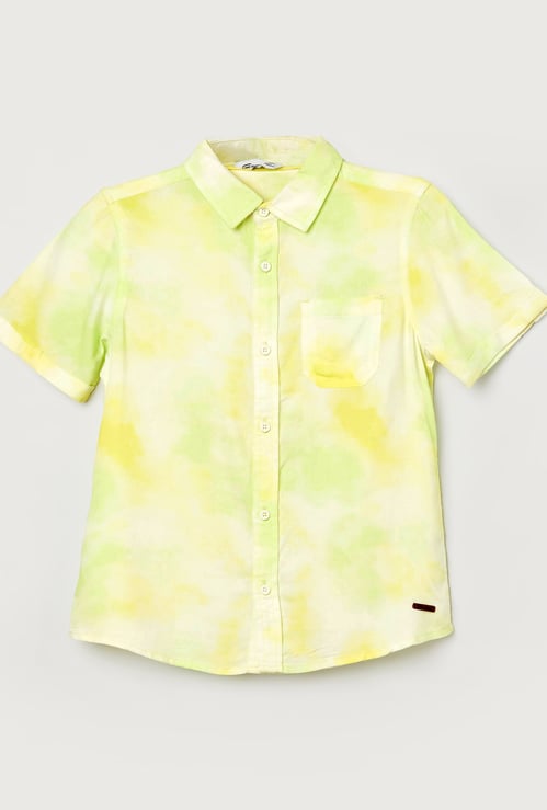 FAME FOREVER Boys Tie & Dye Shirt