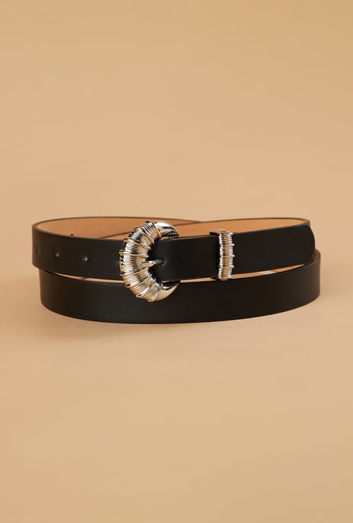 GINGER Engraved Buckle Belt