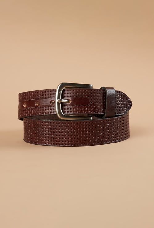 CODE Woven Leather Belt