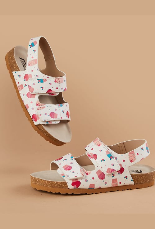 FAME FOREVER Girls Cupcake Print Floaters