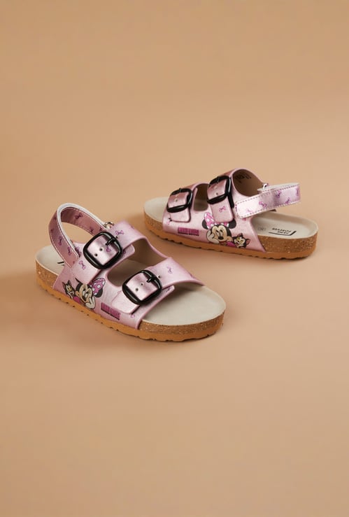 FAME FOREVER Girls Minnie Mouse Metallic Floaters