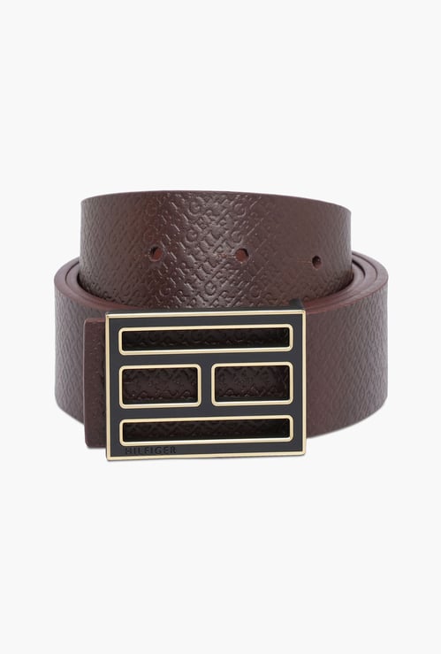 TOMMY HILFIGER Debossed Pattern Reversible Belt