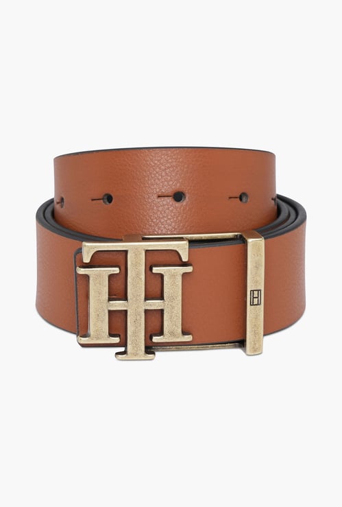 TOMMY HILFIGER Textured Reversible Belt