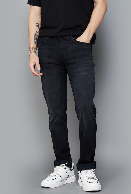 LEVI'S Washed Slim Straight Jeans