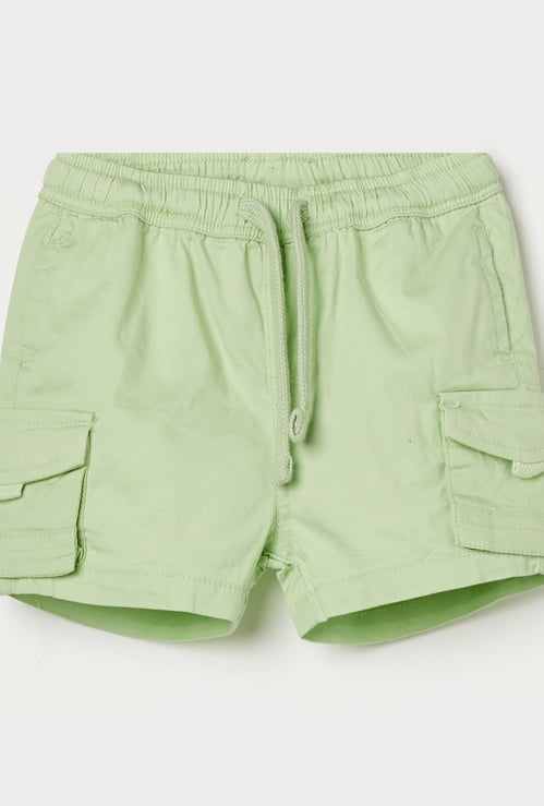JUNIORS Boys Solid Cargo Shorts