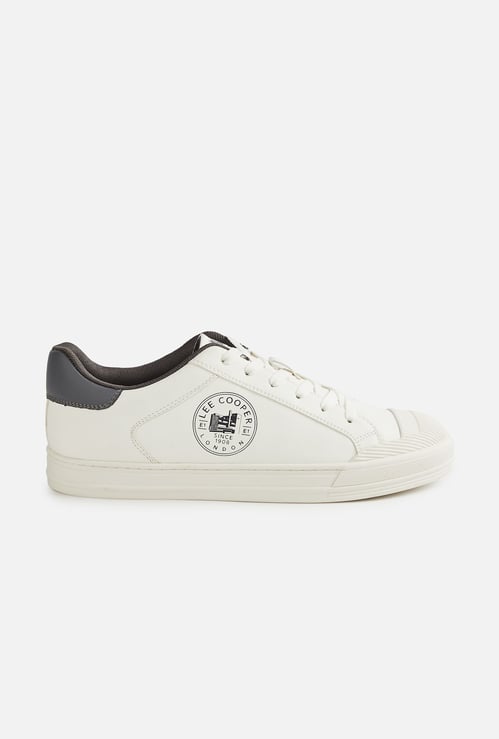 LEE COOPER Colourblock Cap Toe Leather Sneakers