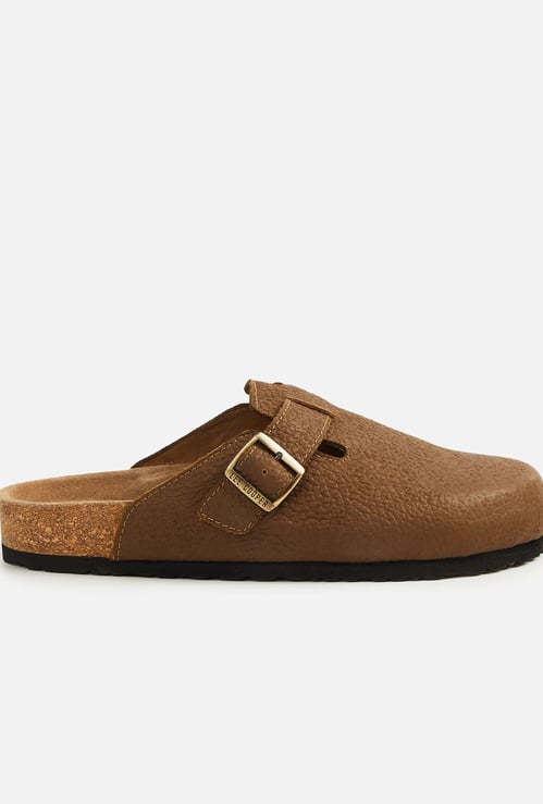 LEE COOPER Textured Leather Sandals