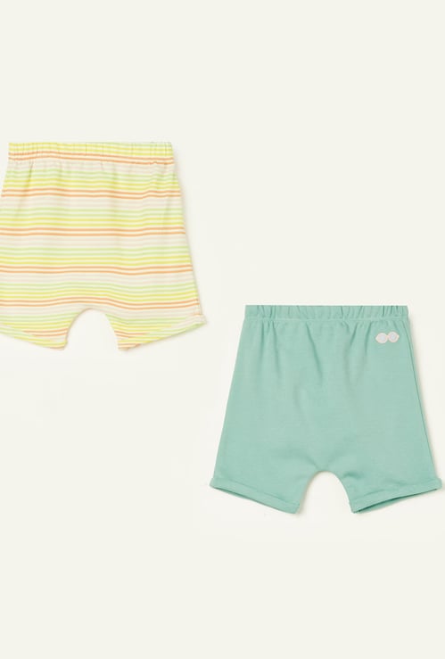 FS MINI KLUB Girls Assorted Shorts - Pack of 2