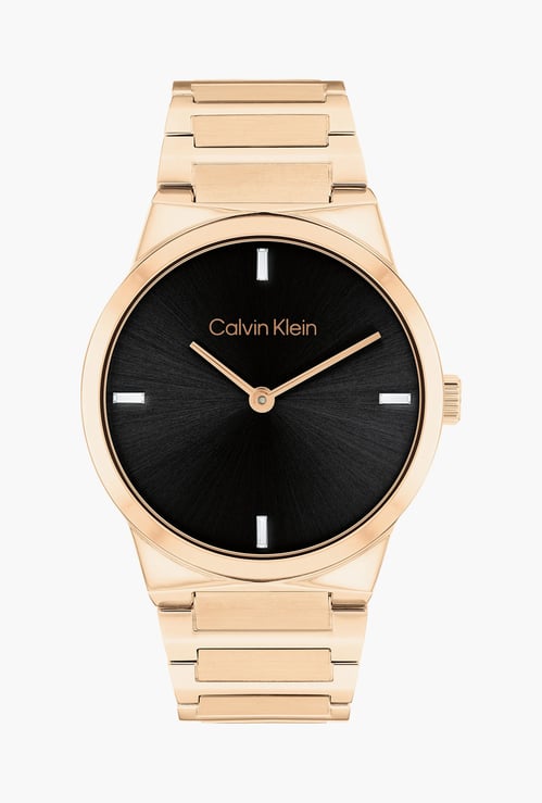 CALVIN KLEIN Linear Elegance Embellished Analog Watch - 25100086