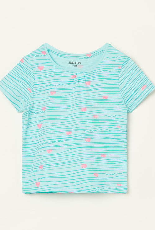 JUNIORS Girls Printed T-shirt