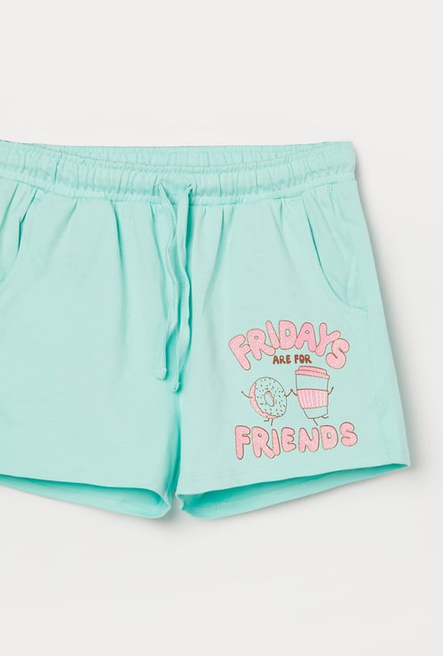 FAME FOREVER Girls Printed Shorts