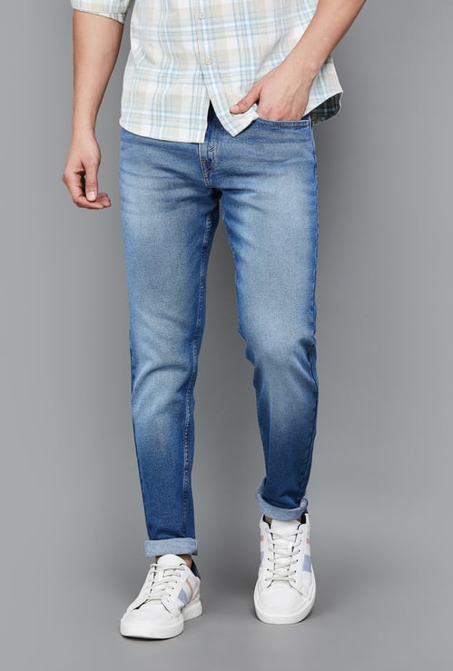 LEVI'S Washed Slim Tapered Jeans