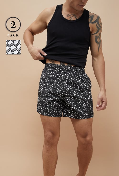 FAME FOREVER Printed Boxers -  Pack of 2