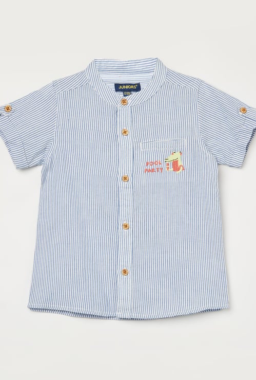 JUNIORS Boys Striped Shirt