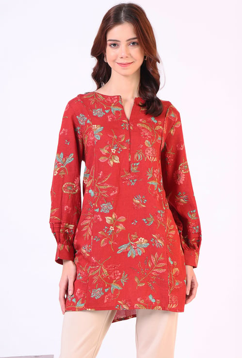 W Floral Printed A-line Tunic