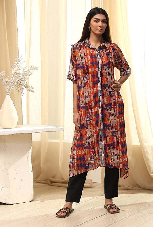 BIBA Printed Longline Tunic