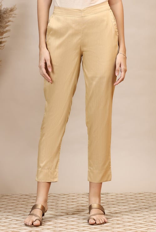 AURELIA Solid Straight Pants