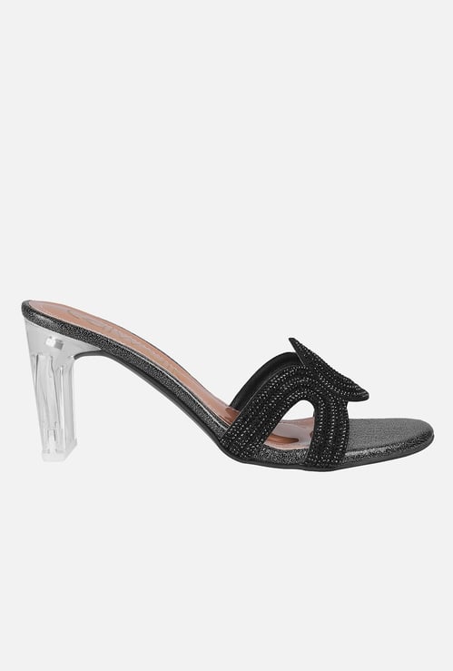 CATWALK Embellished Block Heels