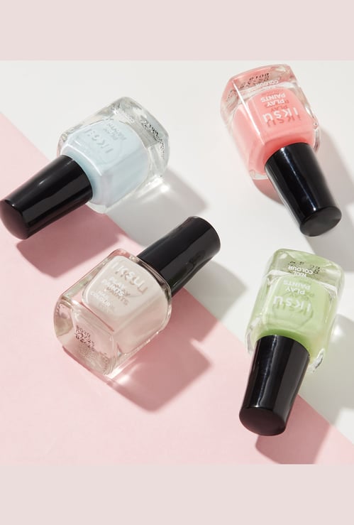 IKSU Play Paint Nail Colour Combo - Pastel Poetry - 5ml each